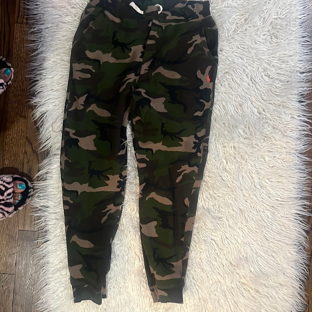 Camouflage Polo Sweat Pants boys Sz 14-16